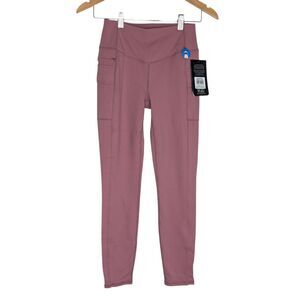NWT Skechers Women's Go Walk High Waisted Alpine Trail Leggings Sz XS Mauve Pink